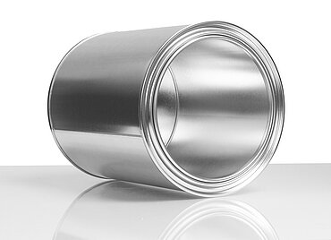 Weißblechdose: 1,0 Liter, Farbe: blank Weißblechdose: 1,0 Liter, Farbe: blank