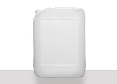 Plastic canister: 5,0 liter, colour: natural