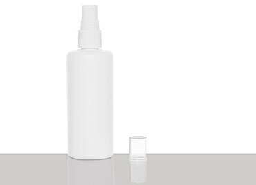 Round bottle R 100/18: 100 milliliter, colour: white Round bottle R 100/18: 100 milliliter, colour: white