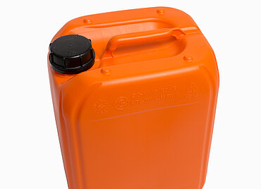 Kunststoffkanister: 10,0 Liter, Farbe: orange