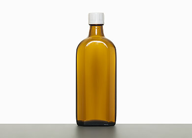 Meplat bottle: 250 milliliter, colour: brown