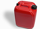 Kunststoffkanister: 20,0 Liter, Farbe: rot