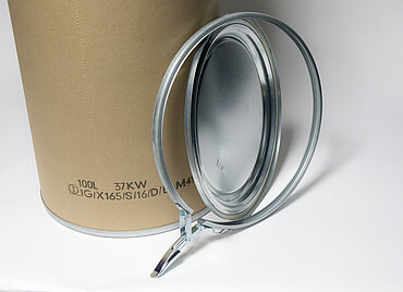 Fiber drum NTR: 100,0 liter, colour: natural Fiber drum NTR: 100,0 liter, colour: natural