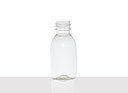 PET Rundflasche: 100 Milliliter, Farbe: klar
