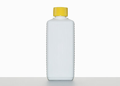 Square bottle V 250/25: 250 milliliter, colour: natural