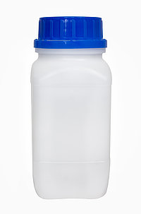 Kunststoff Chemikalienflasche: 500 Milliliter, Farbe: natur
