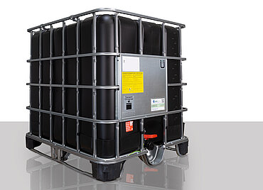 IBC Container: 1.000,0 Liter, Farbe: schwarz