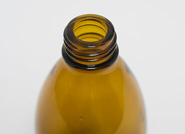 Narrow neck bottle: 200 milliliter, colour: brown Narrow neck bottle: 200 milliliter, colour: brown