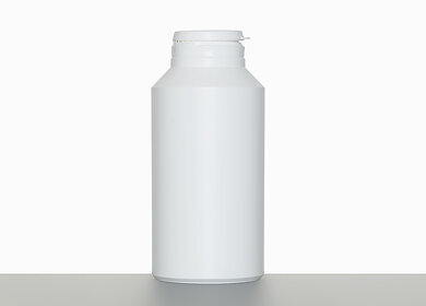 Special can with tamper proof seal: 100 milliliter, colour: white