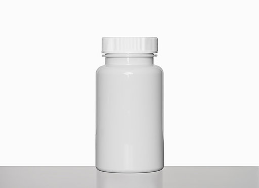 PET-Packer: 120 milliliter, colour: white