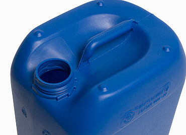 Kunststoffkanister: 10,0 Liter, Farbe: blau