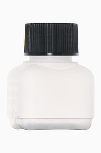 Kunststoff Vierkantflasche: 30 Milliliter, Farbe: natur