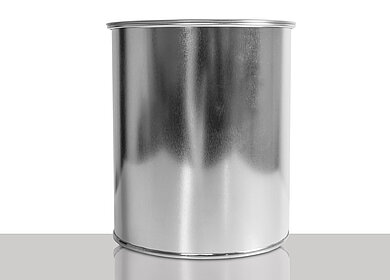 Weißblechdose: 750 Milliliter, Farbe: blank