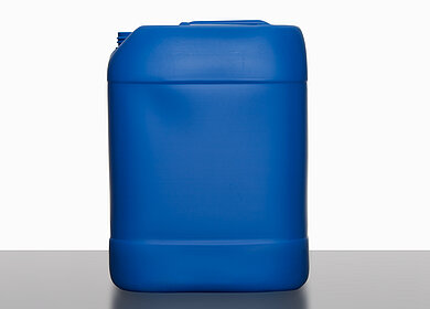 Plastic canister: 20,0 liter, colour: blue