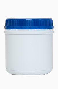 UN screw cap can: 500 milliliter, colour: white
