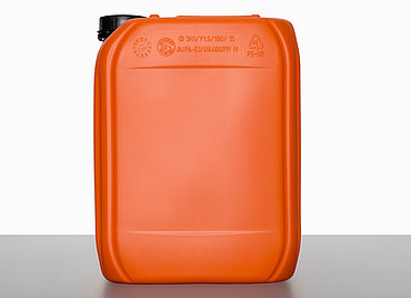 Kunststoffkanister: 10,0 Liter, Farbe: orange