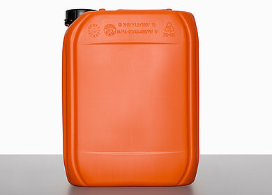 Kunststoffkanister: 10,0 Liter, Farbe: orange