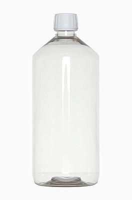 PET Flasche, 1,0 l aus PET in klar transparent