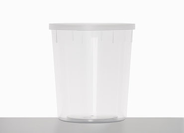 Sample cup: 400 milliliter, colour: natural