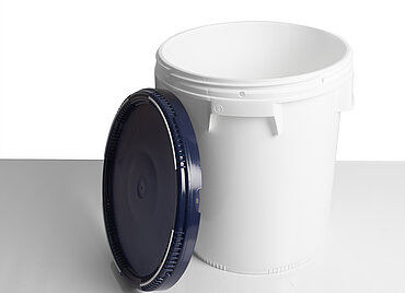 Screw lid bucket Click Pack: 20,0 liter, colour: white Screw lid bucket Click Pack: 20,0 liter, colour: white