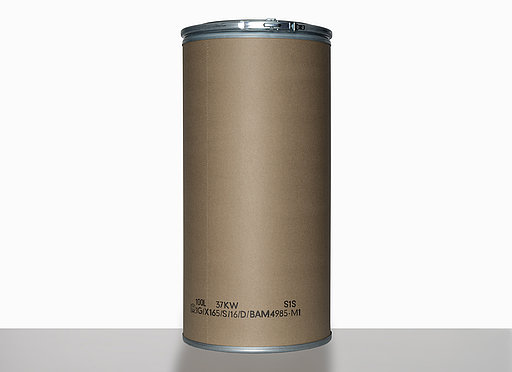 Fibertrommel: 100,0 Liter, Farbe: natur