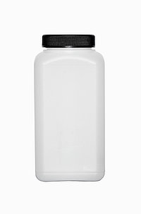 Kunststoff Vierkantflasche: 750 Milliliter, Farbe: natur