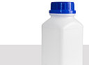 Kunststoff Chemikalienflasche: 1,0 Liter, Farbe: natur