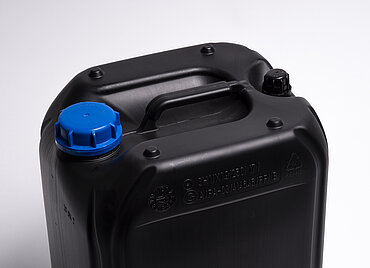 Kunststoffkanister: 20,0 Liter, Farbe: schwarz Kunststoffkanister: 20,0 Liter, Farbe: schwarz