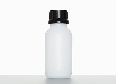 Kunststoff Gefahrgutflasche: 500 Milliliter, Farbe: natur
