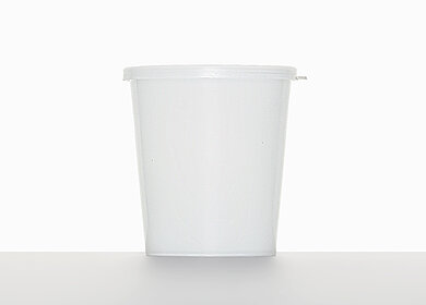 Laborbecher: 50 Milliliter, Farbe: natur
