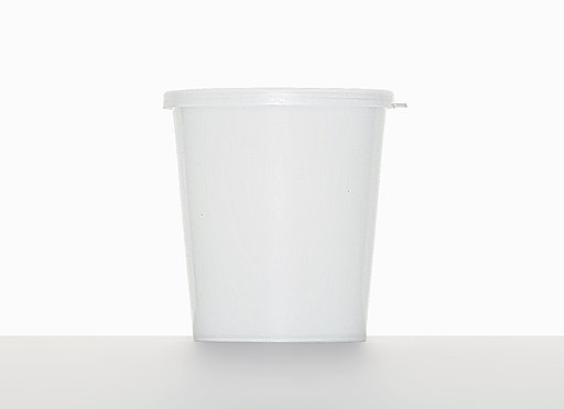 Laborbecher: 50 Milliliter, Farbe: natur