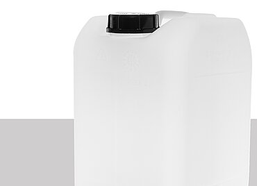 Plastic canister: 25,0 liter, colour: natural