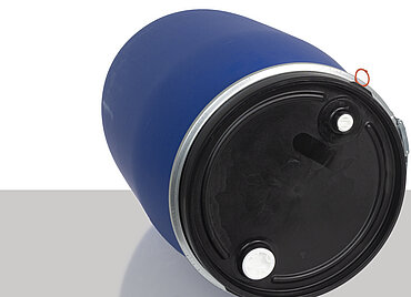 Open head drum: 220,0 liter, colour: blue Open head drum: 220,0 liter, colour: blue