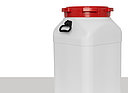 Kunststoff Schraubdeckelfass quadratisch: 80,0 Liter, Farbe: weiß