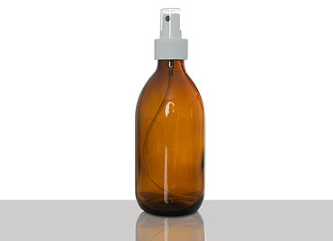 Sirupflasche leicht: 300 Milliliter, Farbe: braun