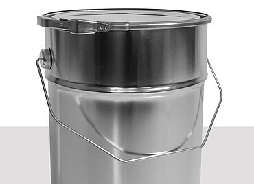 Weißblecheimer: 10,0 Liter, Farbe: blank Weißblecheimer: 10,0 Liter, Farbe: blank