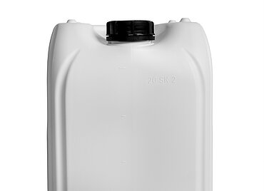 Kunststoffkanister: 20,0 Liter, Farbe: weiß Kunststoffkanister: 20,0 Liter, Farbe: weiß
