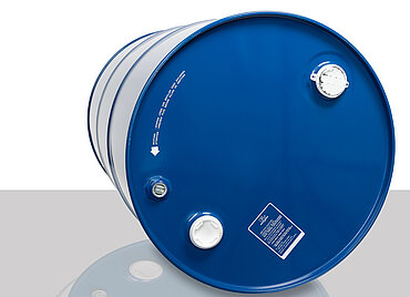 Stahlblech Kombi-Fass: 205,0 Liter, Farbe: blau RAL 5010 Stahlblech Kombi-Fass: 205,0 Liter, Farbe: blau RAL 5010