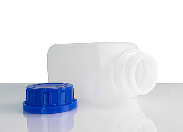 Kunststoff Chemikalienflasche: 1,0 Liter, Farbe: natur Kunststoff Chemikalienflasche: 1,0 Liter, Farbe: natur