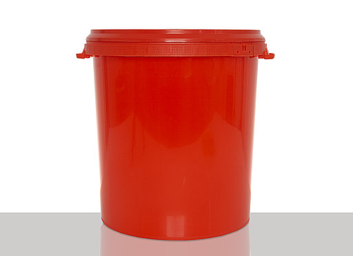 Kunststoff Hobbock: 30,0 Liter, Farbe: rot