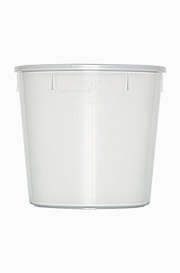 Laboratory cup: 1,0 liter, colour: natural