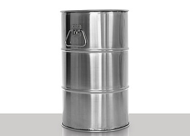 Edelstahl Spundfass: 30,0 Liter, Farbe: Edelstahl matt
