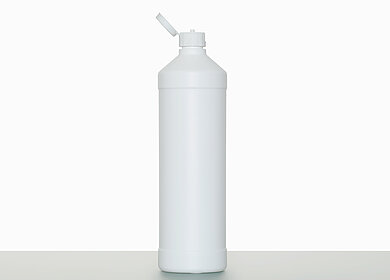 Kunststoff Rundflasche FRZG 1000/28: 1,0 Liter, Farbe: natur