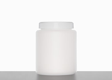Screw lid can: 750 milliliter, colour: natural