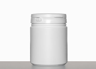 Kunststoff Stülpdeckeldose OV Spezial: 750 Milliliter, Farbe: weiß