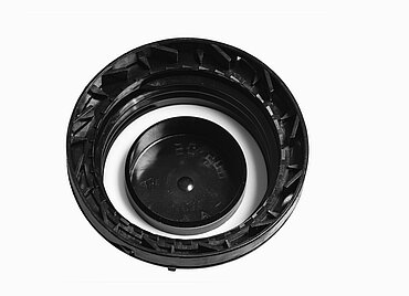 Schraubdeckel OV aus HDPE ø 45,0 mm Mündung