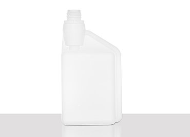 Kunststoff Dosierflasche 1-Neck/25: 500 Milliliter, Farbe: natur