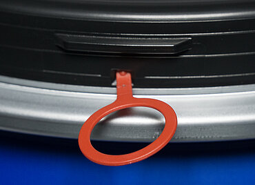 Open head drum: 120,0 liter, colour: blue Open head drum: 120,0 liter, colour: blue