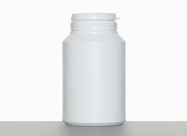 Kunststoff Stülpdeckeldose OV Standard: 150 Milliliter, Farbe: weiß