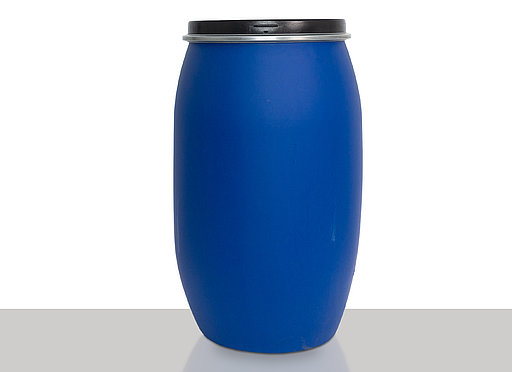 Kunststoff Deckelspundfass: 220,0 Liter, Farbe: blau
